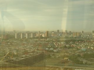 Вид на город