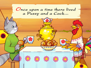 Once upon a time there lived a Pussy and a Cock...